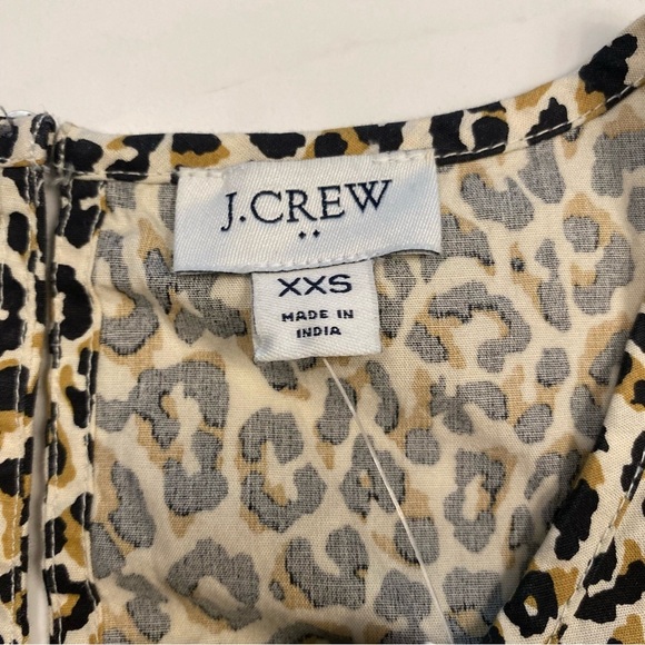 J. Crew Cheetah Print Puff Sleeve Blouse - Picture 4 of 5